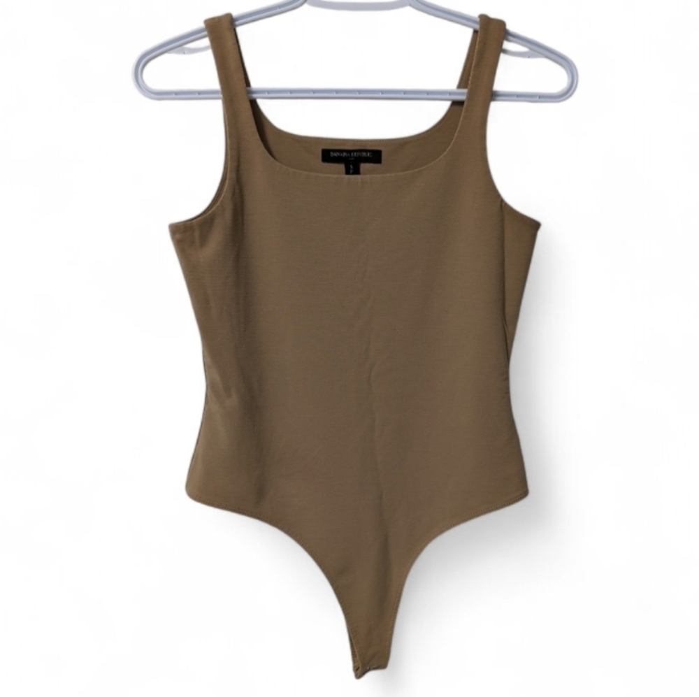 Banana Republic Soft Stretch Square-Neck Bodysuit